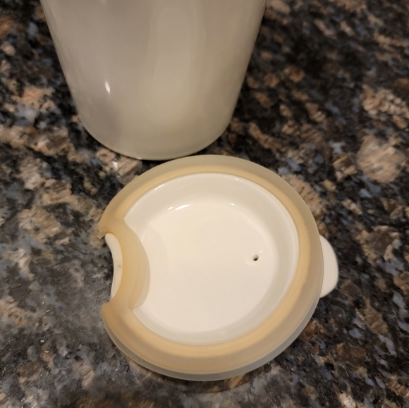 Rae Dunn Dining Rae Dunn Drink Tall White Ceramic Coffee Travel Mug